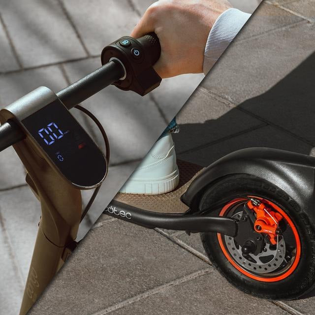 Patinete eléctrico con base ultrawide, potencia máxima de 700W
