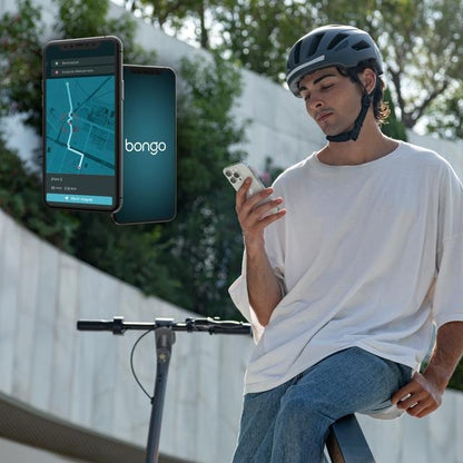 Patinete eléctrico con base ultrawide, doble suspensión