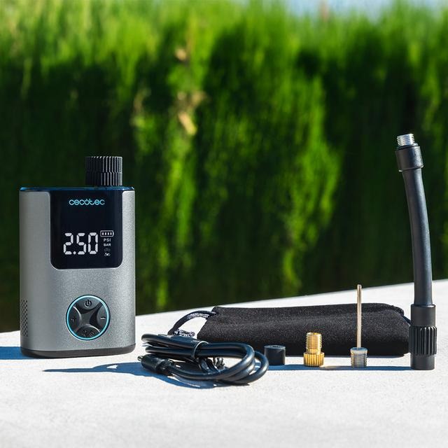 Mini Air max Inflador eléctrico compacto para bicicleta, moto, coche, patinetes y balones.