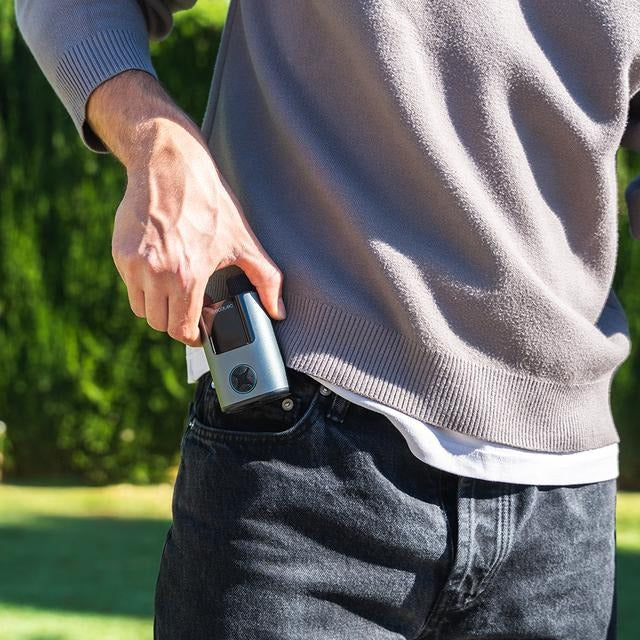 Mini Air max Inflador eléctrico compacto para bicicleta, moto, coche, patinetes y balones.