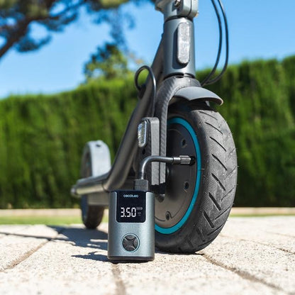 Mini Air max Inflador eléctrico compacto para bicicleta, moto, coche, patinetes y balones.